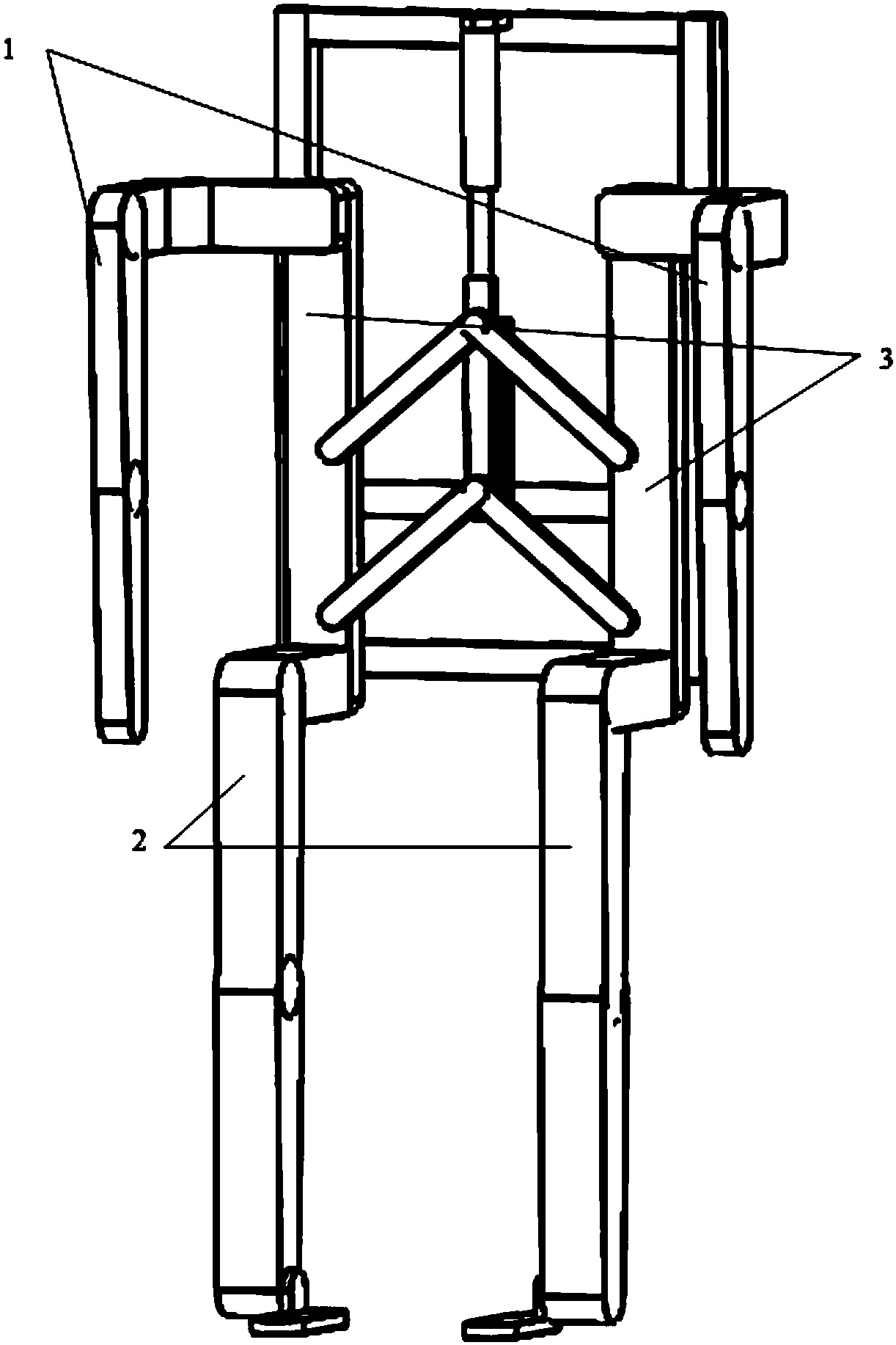 Width adjusting device for exoskeleton robot