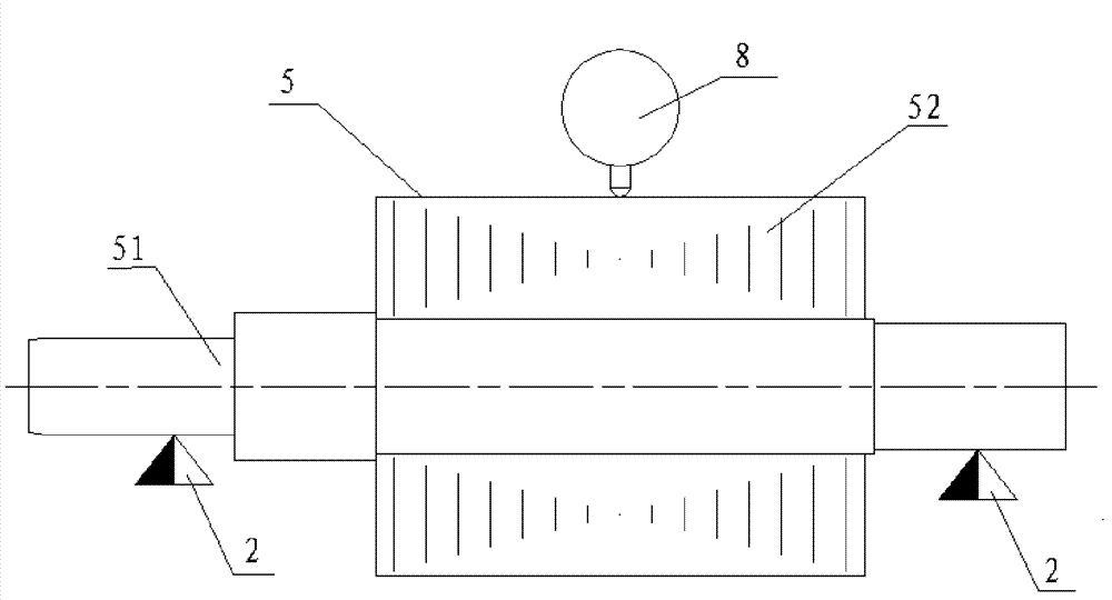 Calibration device and calibration method for armature unbalance of DC motor