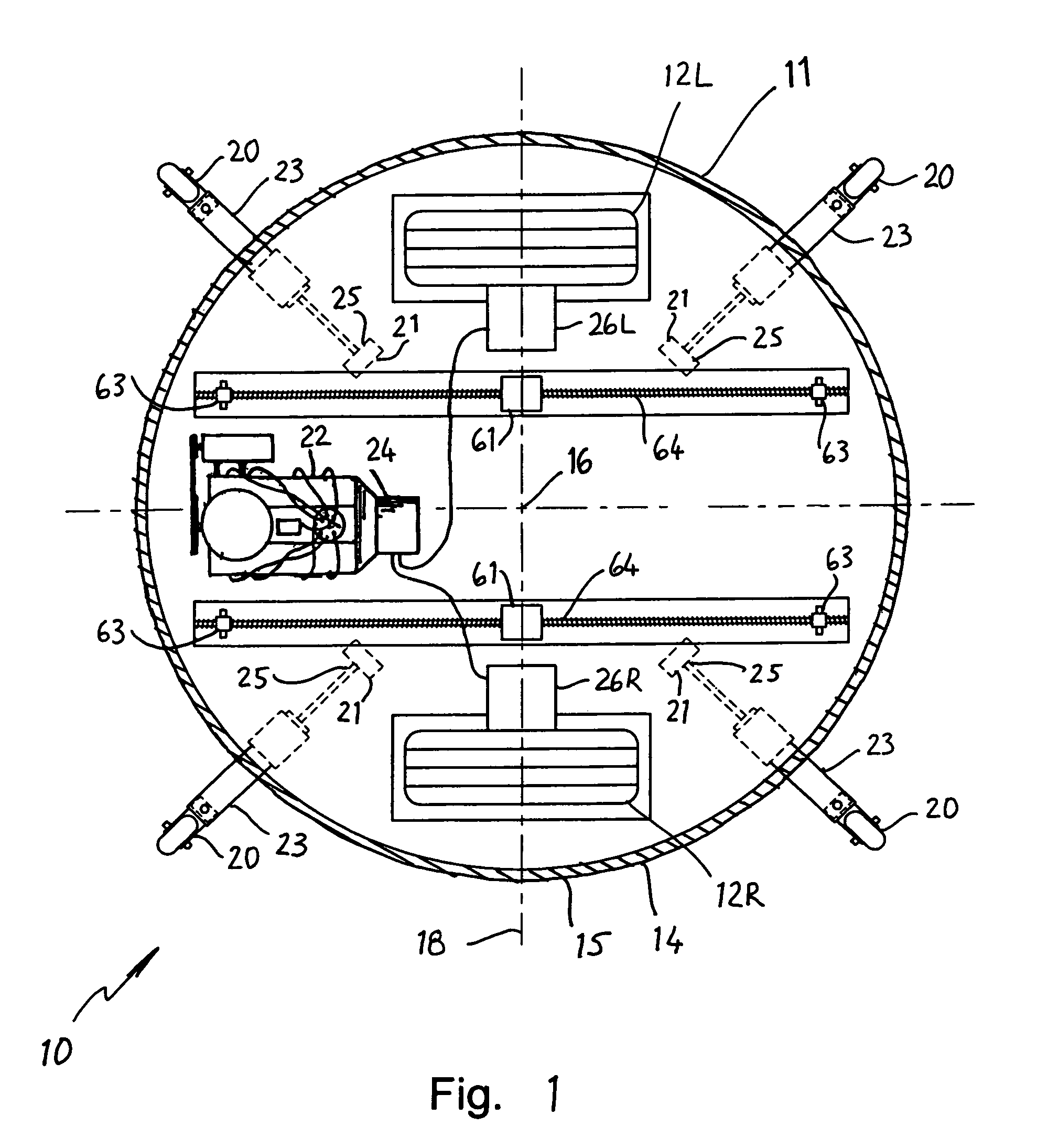 Omni-directional vehicle with elevatable observation platform