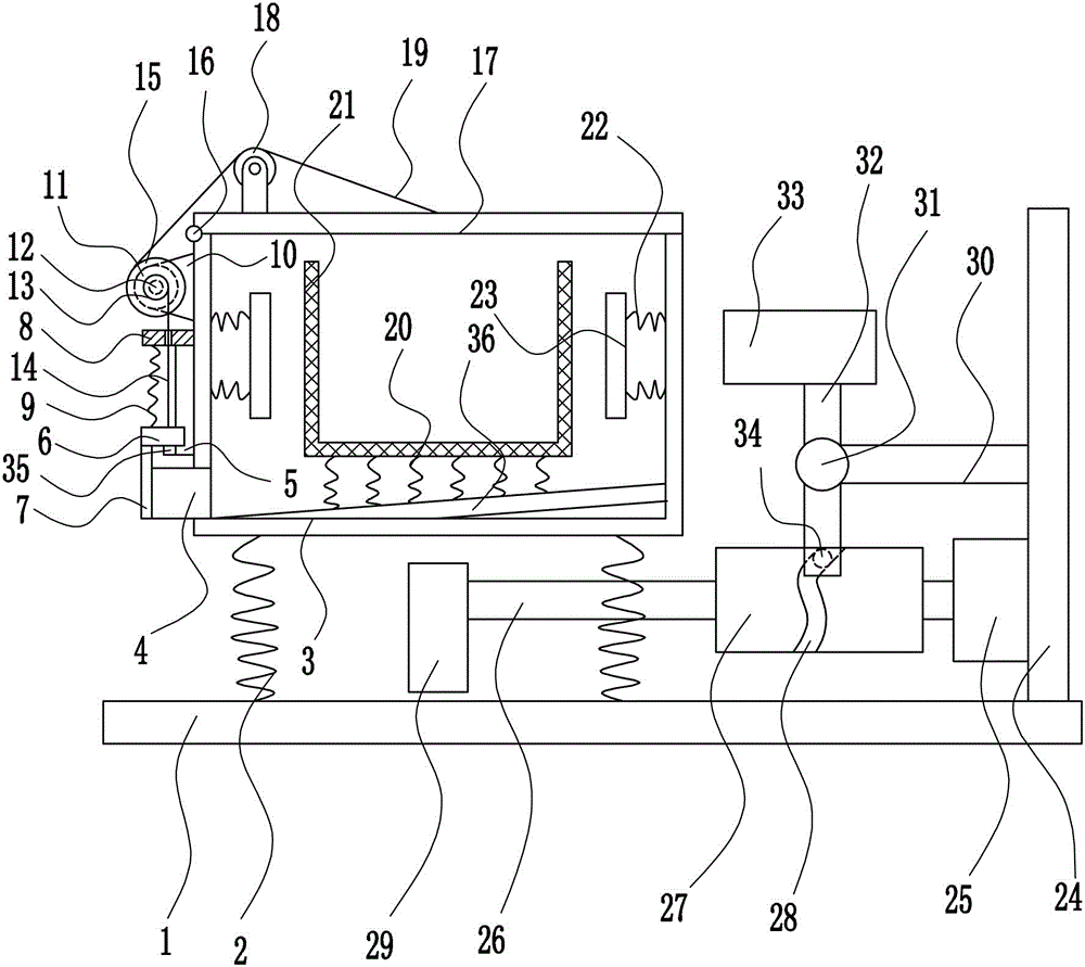 Shakeout machine for sand casting of automobile engine part