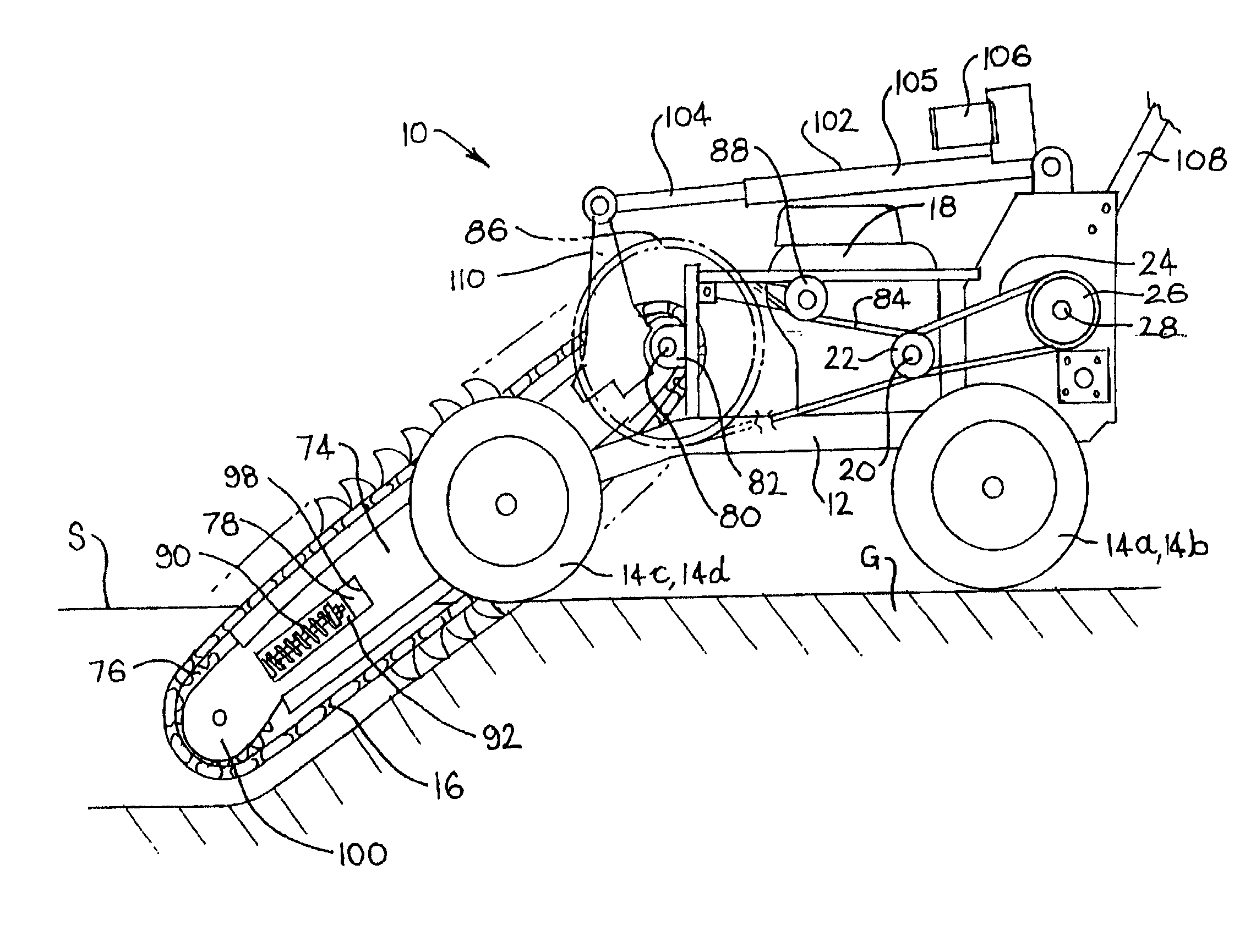 Trenching machine