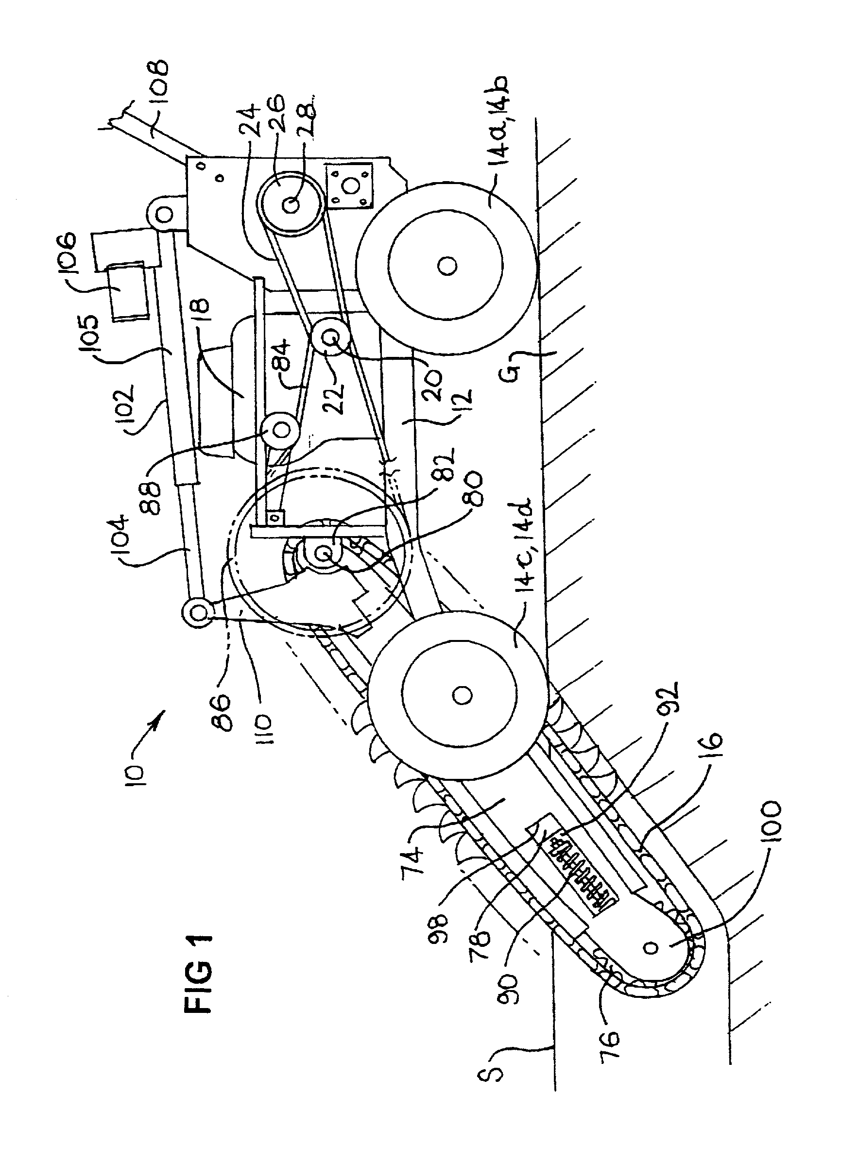 Trenching machine