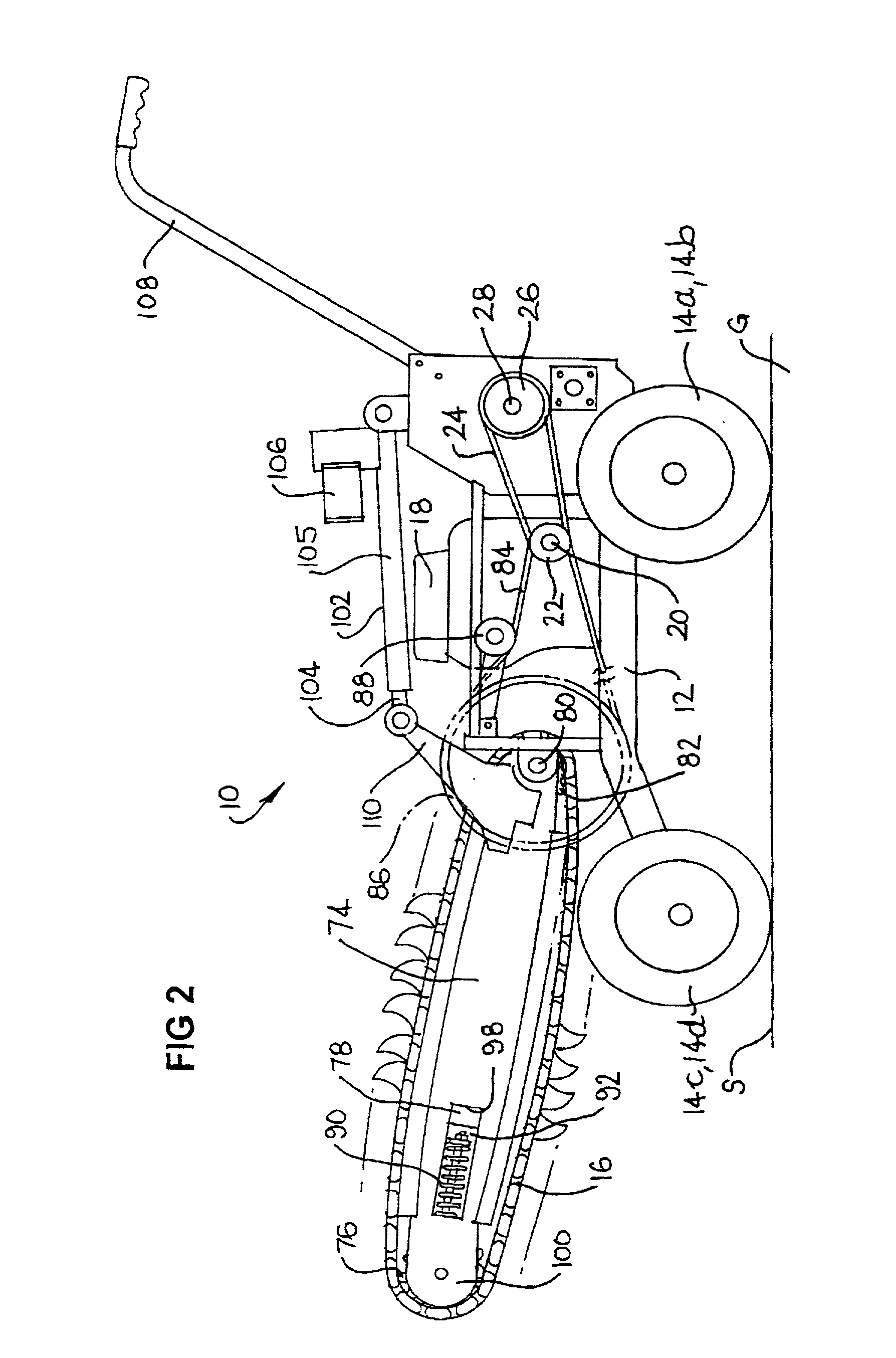 Trenching machine