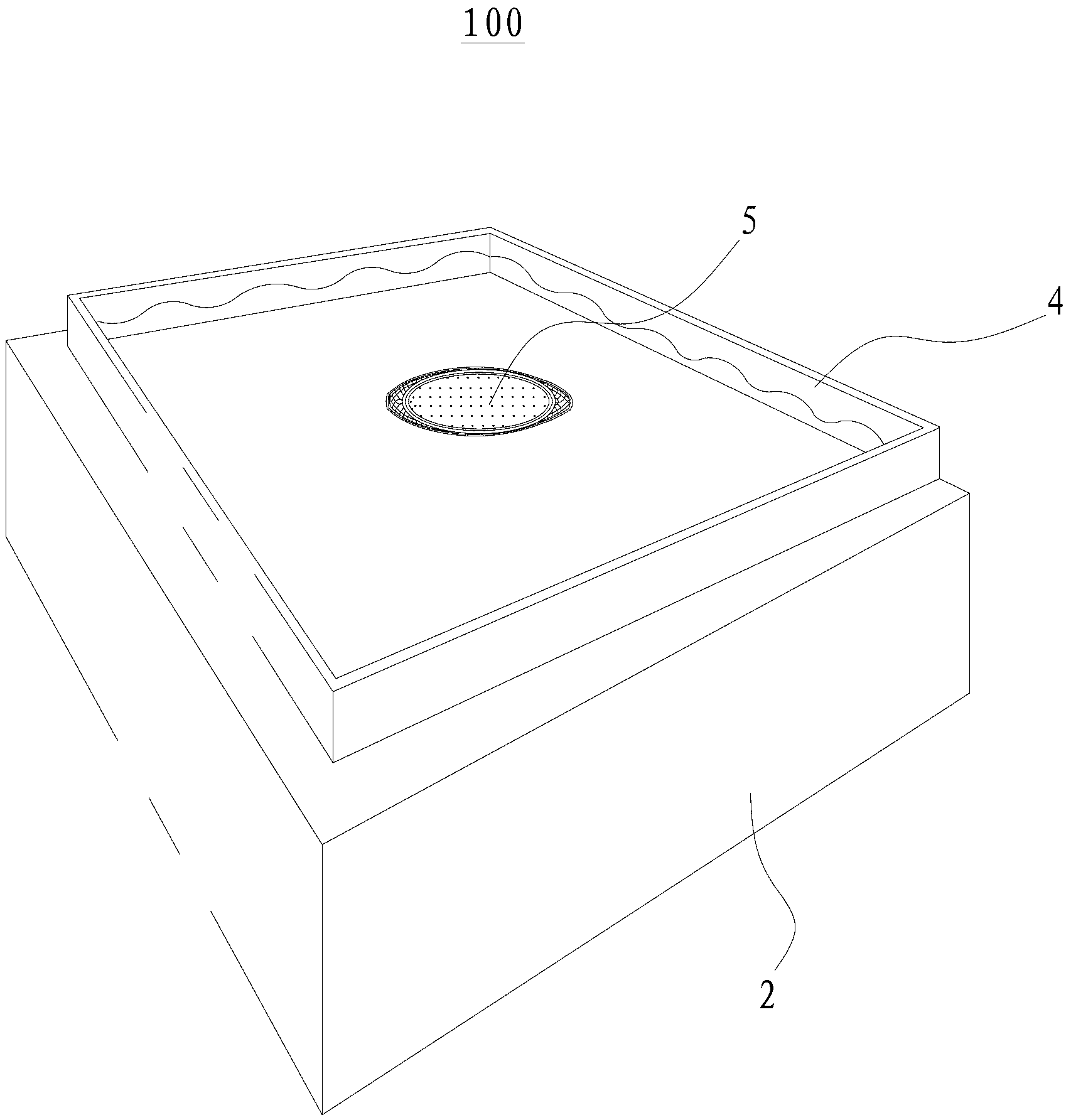 Maritime work vibrating table device