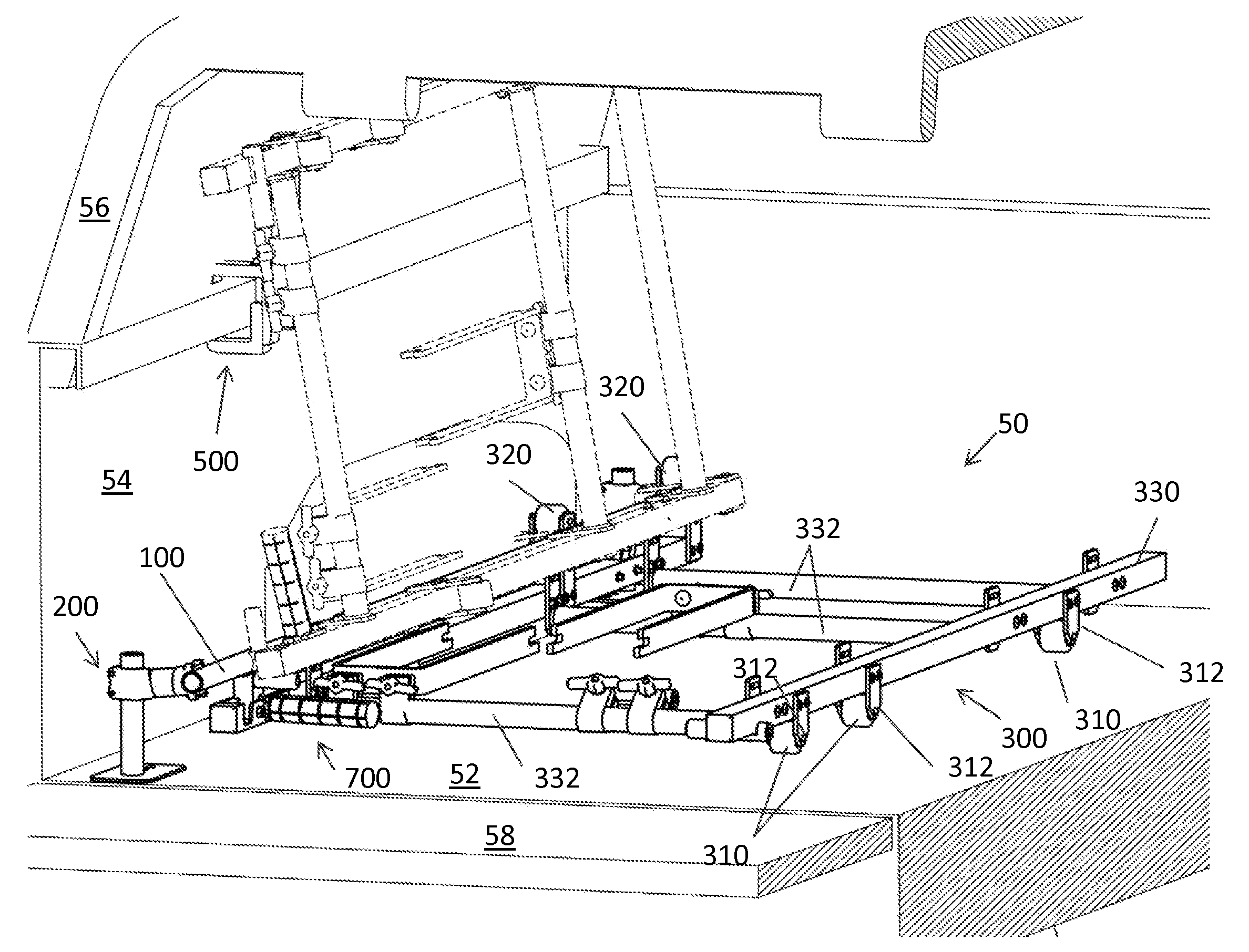 Equipment storage and retrieval system