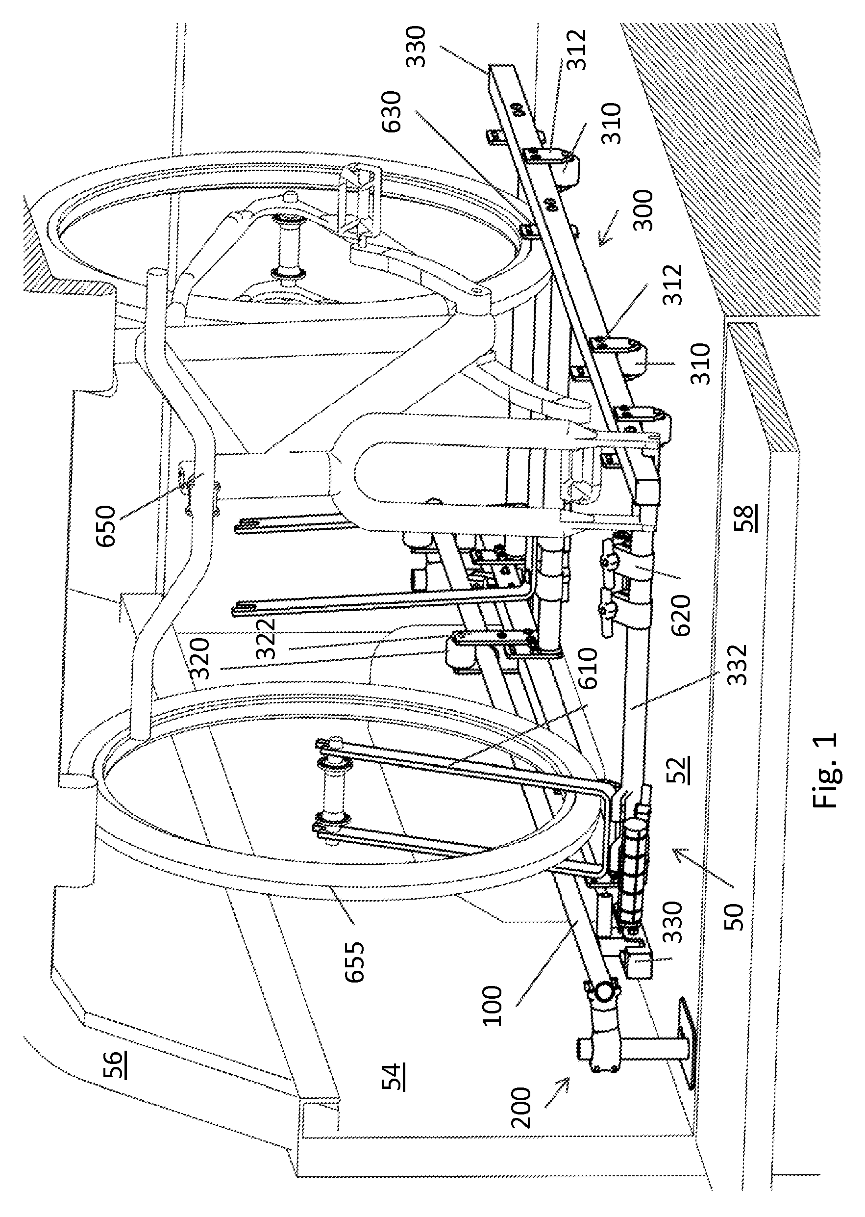 Equipment storage and retrieval system