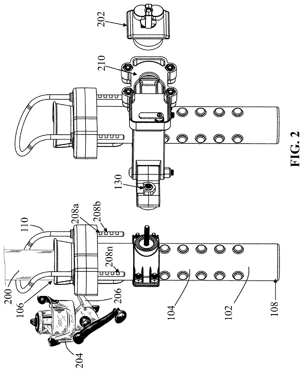 Vehicle fishing rod holder