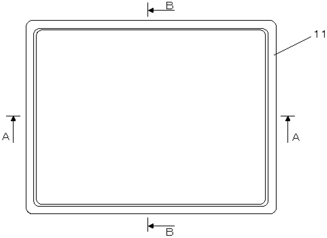 Pellicle member frame and pellicle member