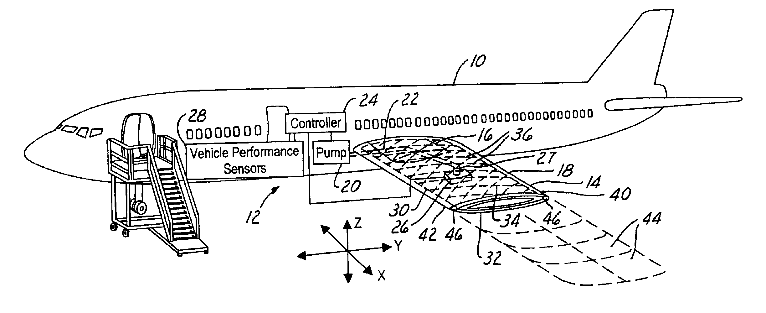 Geometric morphing wing