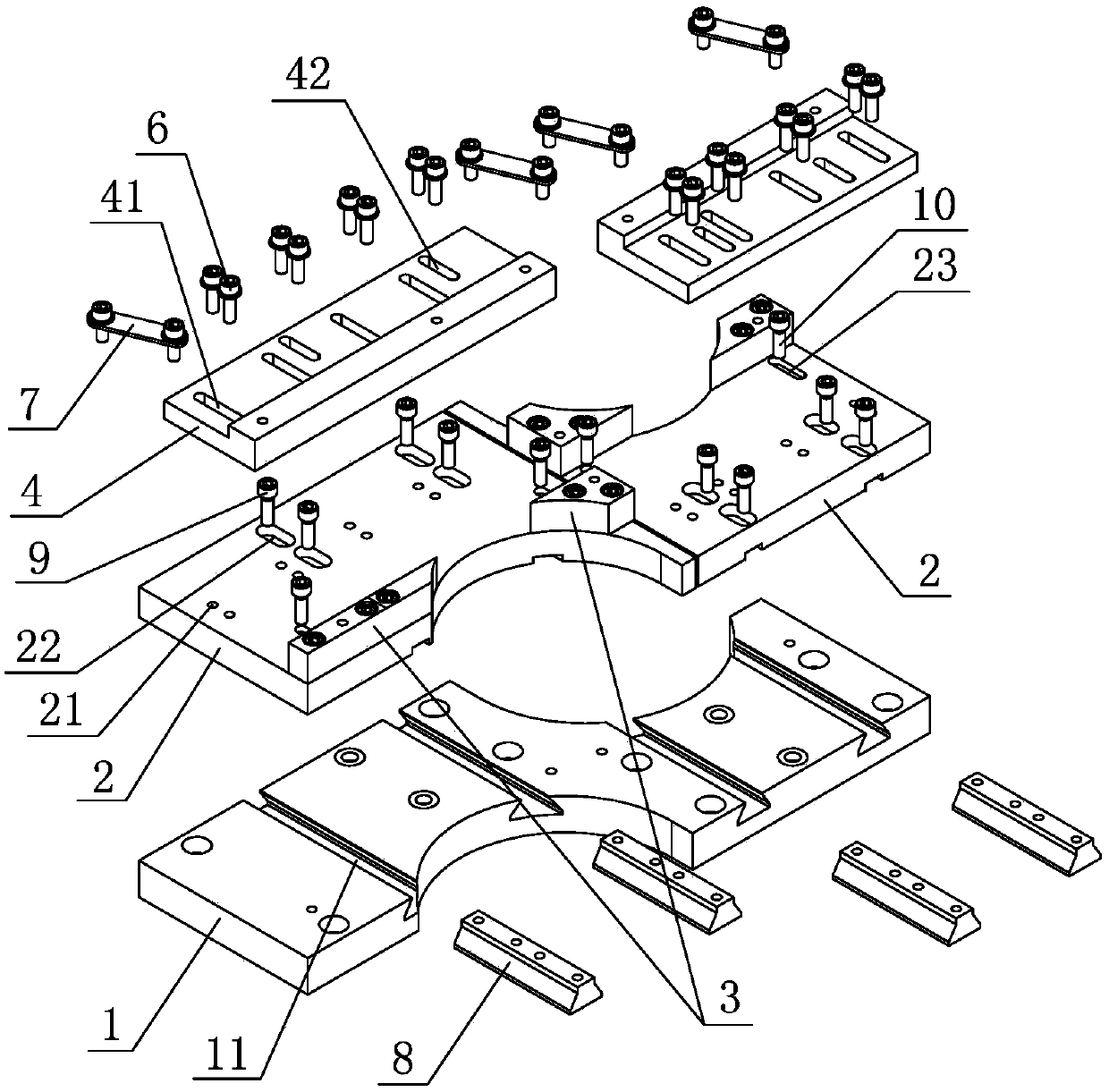 A universal fixture with convenient adjustment