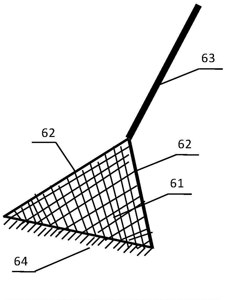 Silt tidal creek fish capturing device and quantitative fish density sampling method