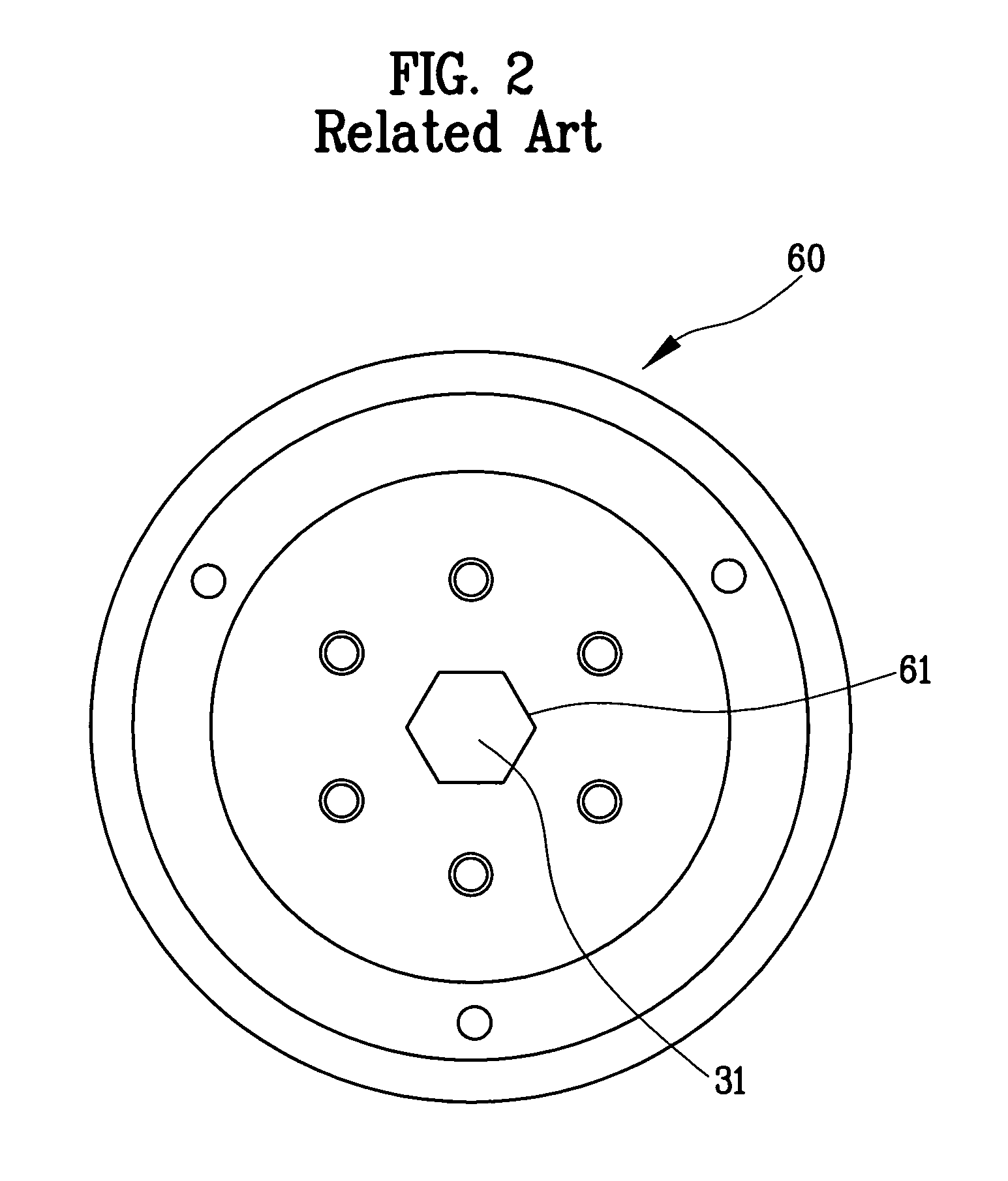 Pulley of washing machine