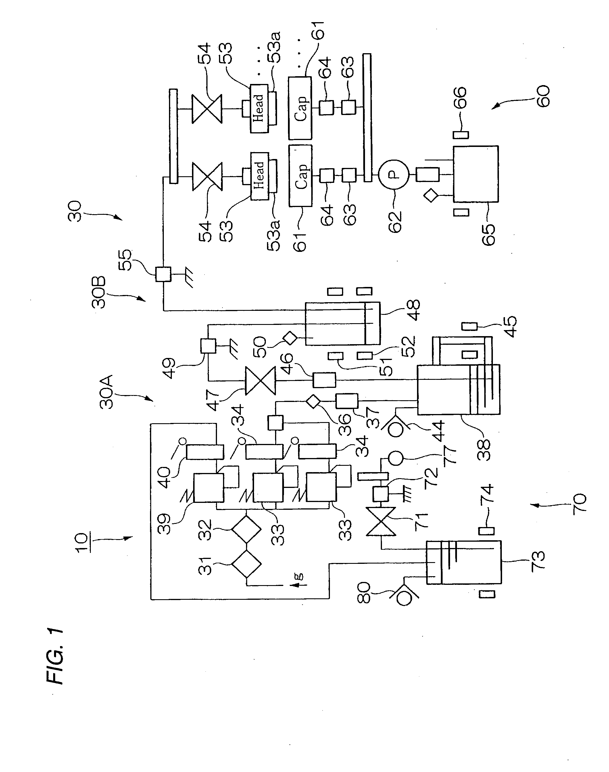 Fluid control valve and droplet discharging device