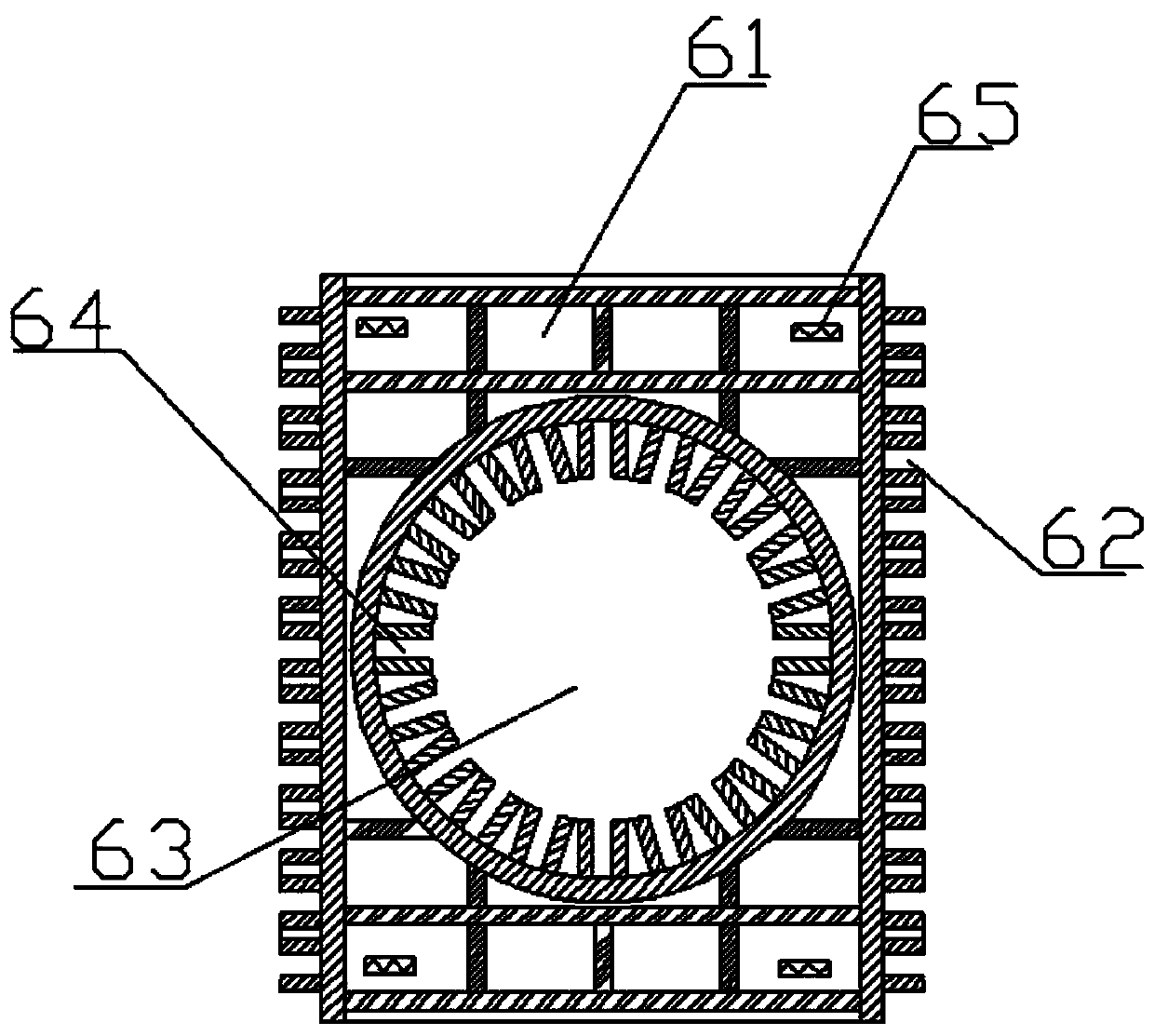 Anchor pile method static load test detecting device