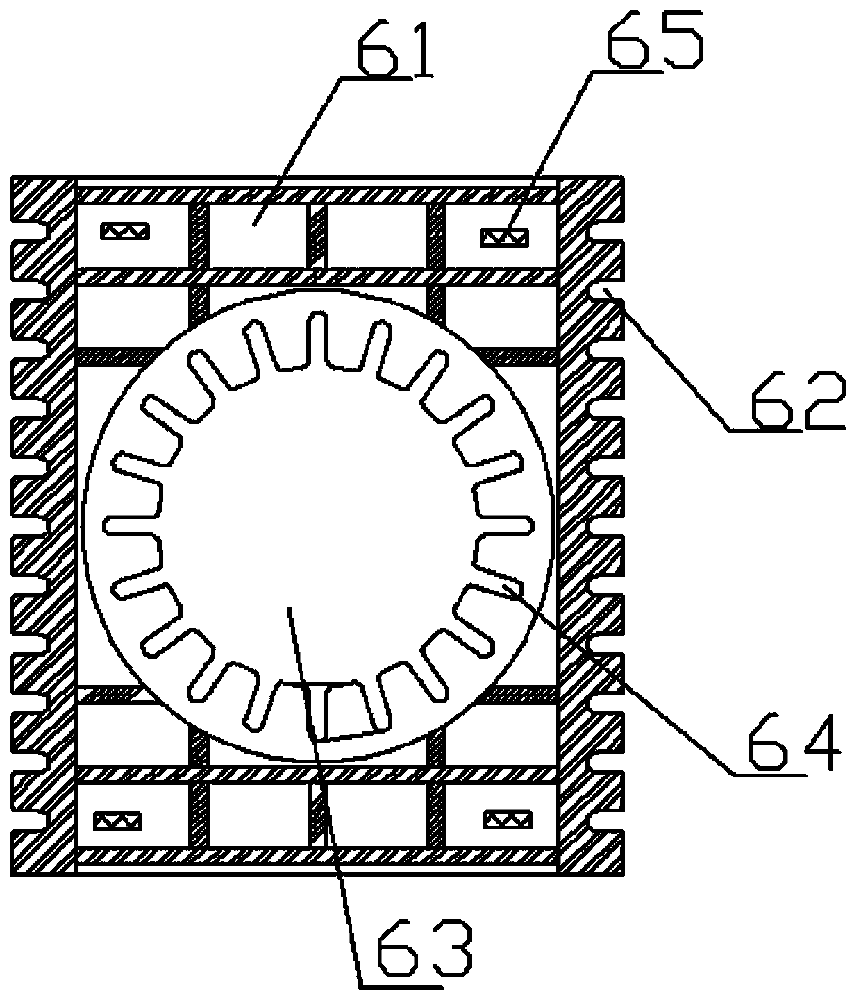 Anchor pile method static load test detecting device