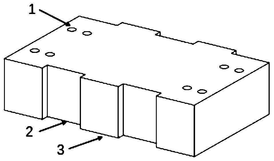 Construction method of foundation pit supporting structure of prefabricated reinforced concrete combined support