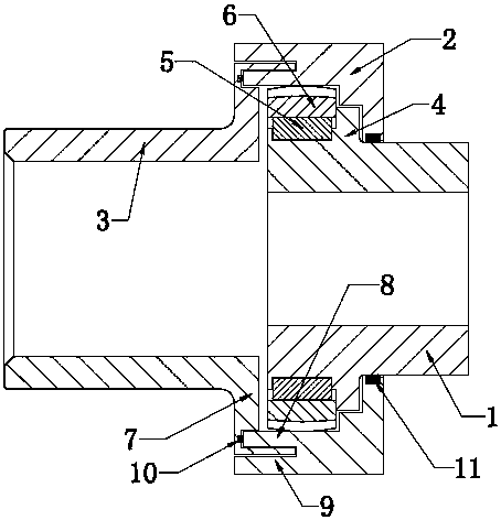 Thread sealing coupling