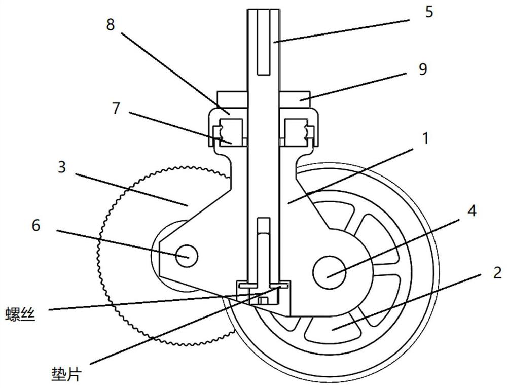 Obstacle crossing assembly and obstacle crossing device