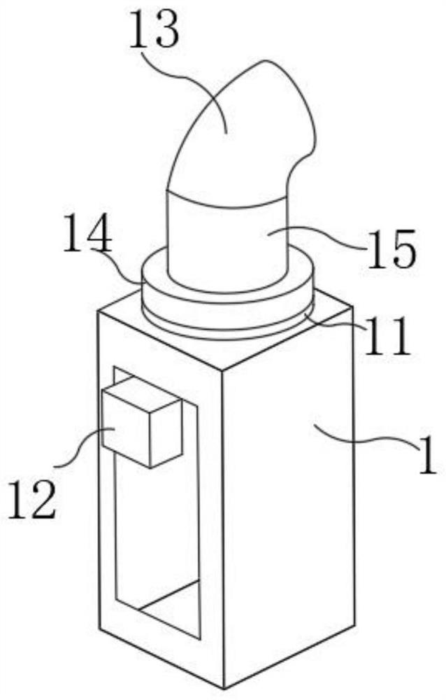 Robot welding fume purifying and collecting device and treatment method thereof