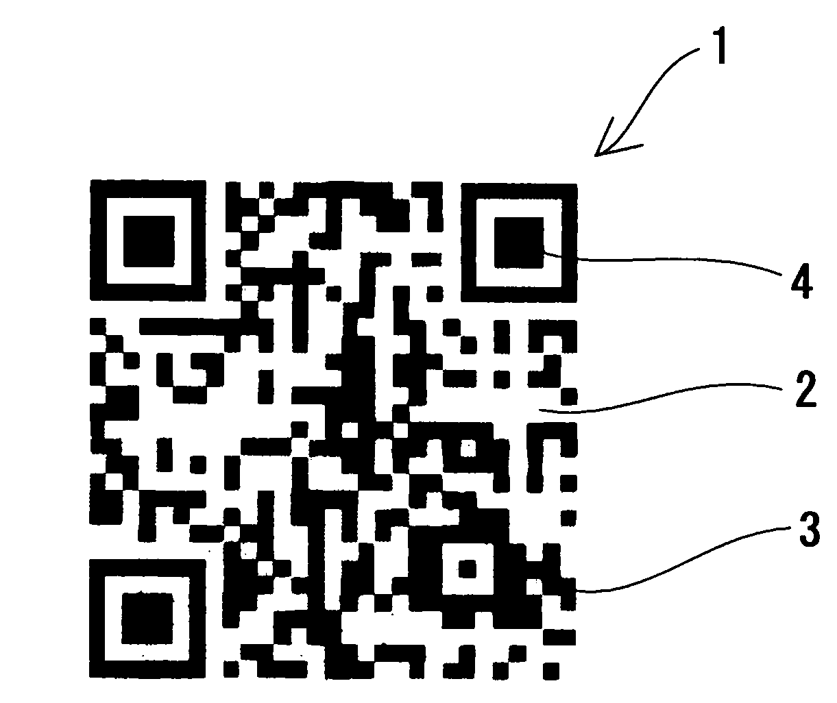 Clear Two-Dimensional Code, Article Having Clear Two-Dimensional Code Attached Thereto, Method for Printing Two-Dimensional Code and Method For Displaying Two-Dimensional Code