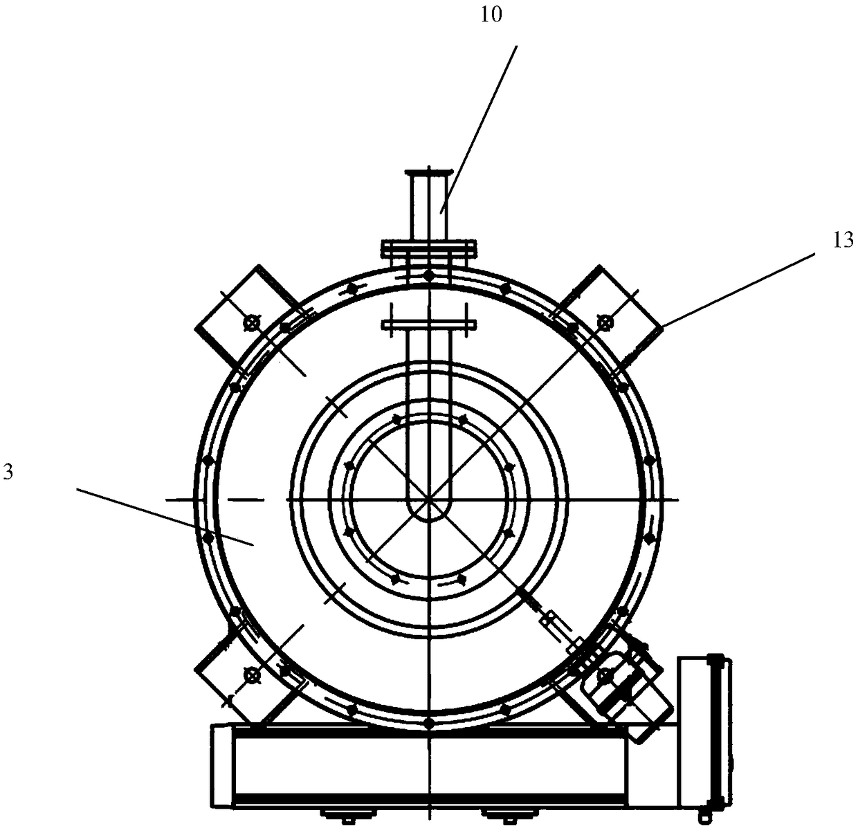 PE conveying hopper