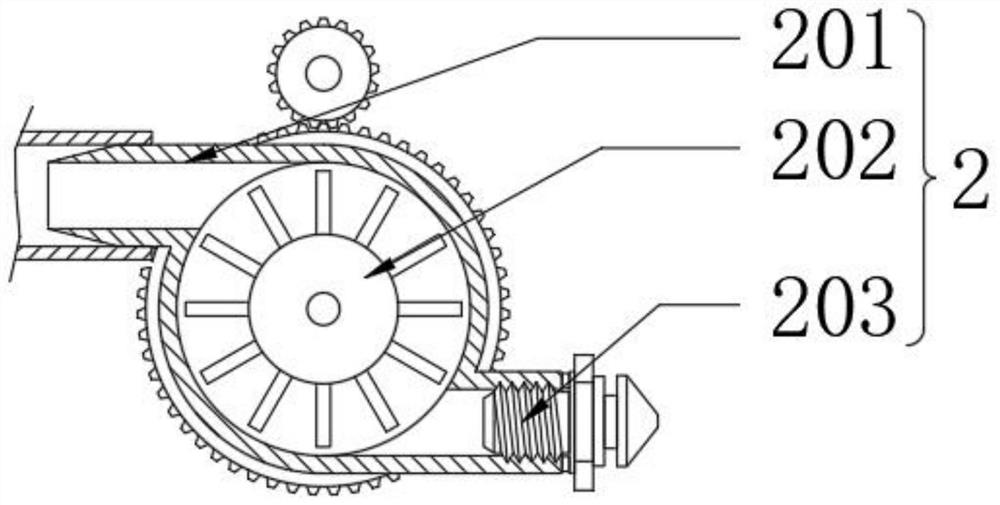 Nozzle and herbicide spraying device for synchronous rice transplanting of rice transplanter