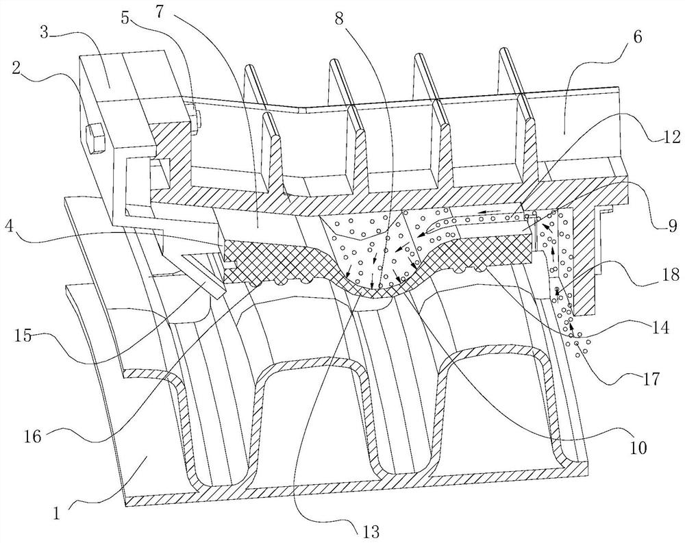 Detachable anti-drop self-sealing connection method and structure for corrugated pipeline