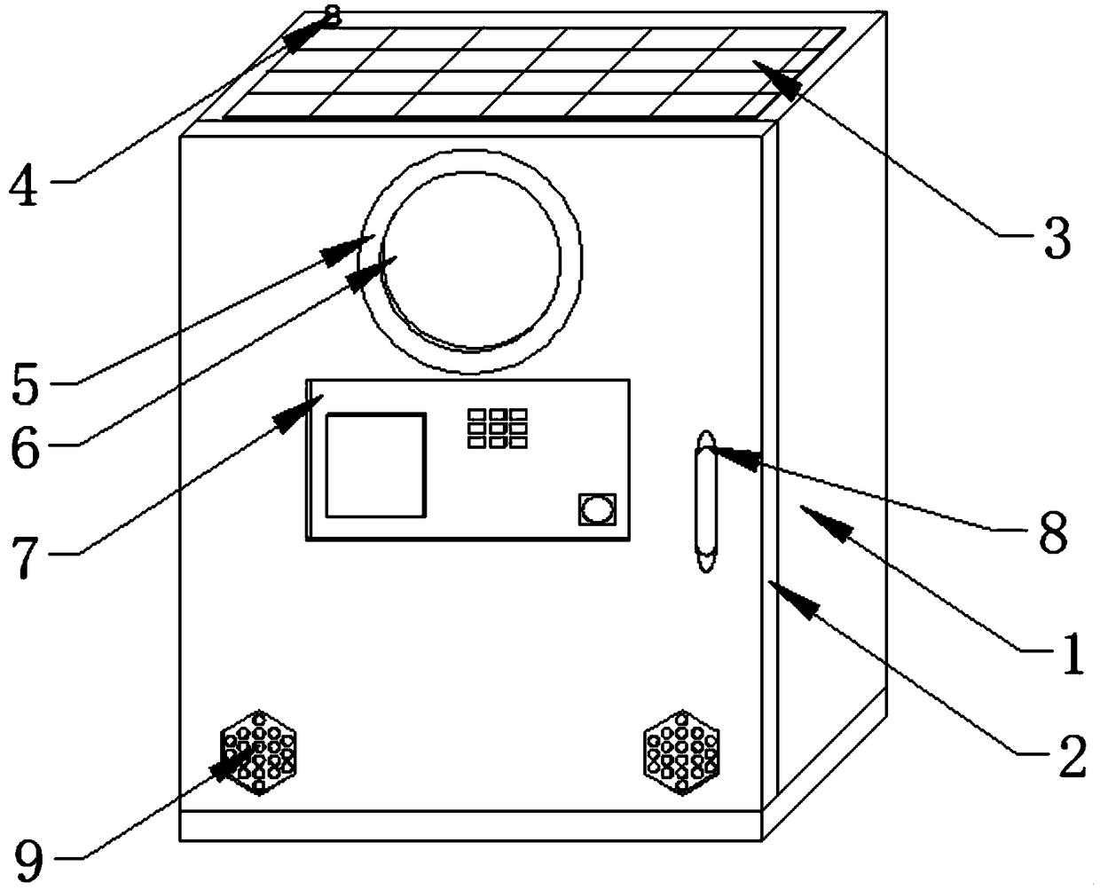 Novel intelligent monitoring camera device