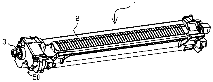 Box having counting mechanism