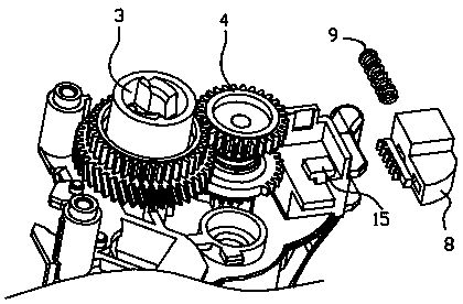 Box having counting mechanism