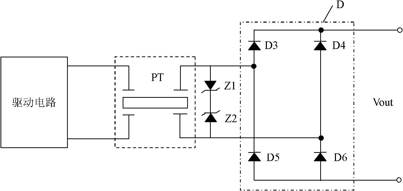 Voltage stabilization method applied to output of piezoelectric transformer