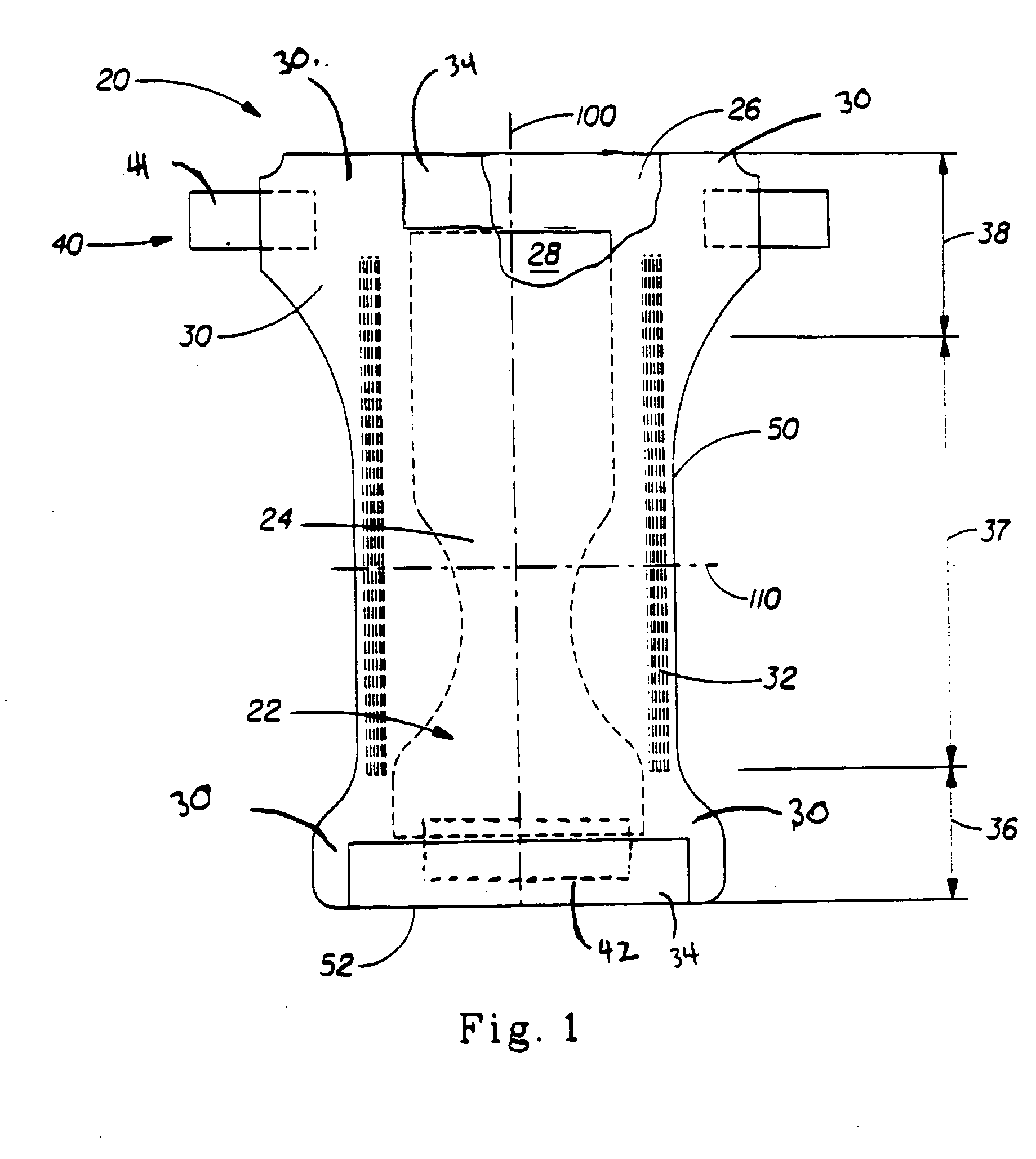 Absorbent article with color matched surfaces