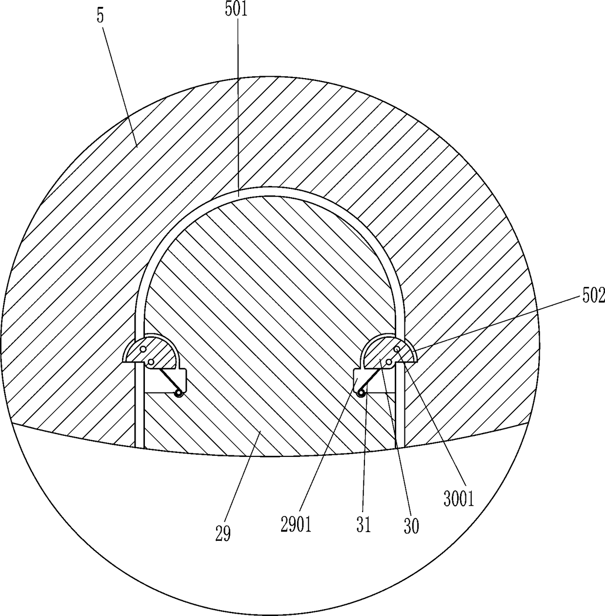 Medical pill quantitative bottling device