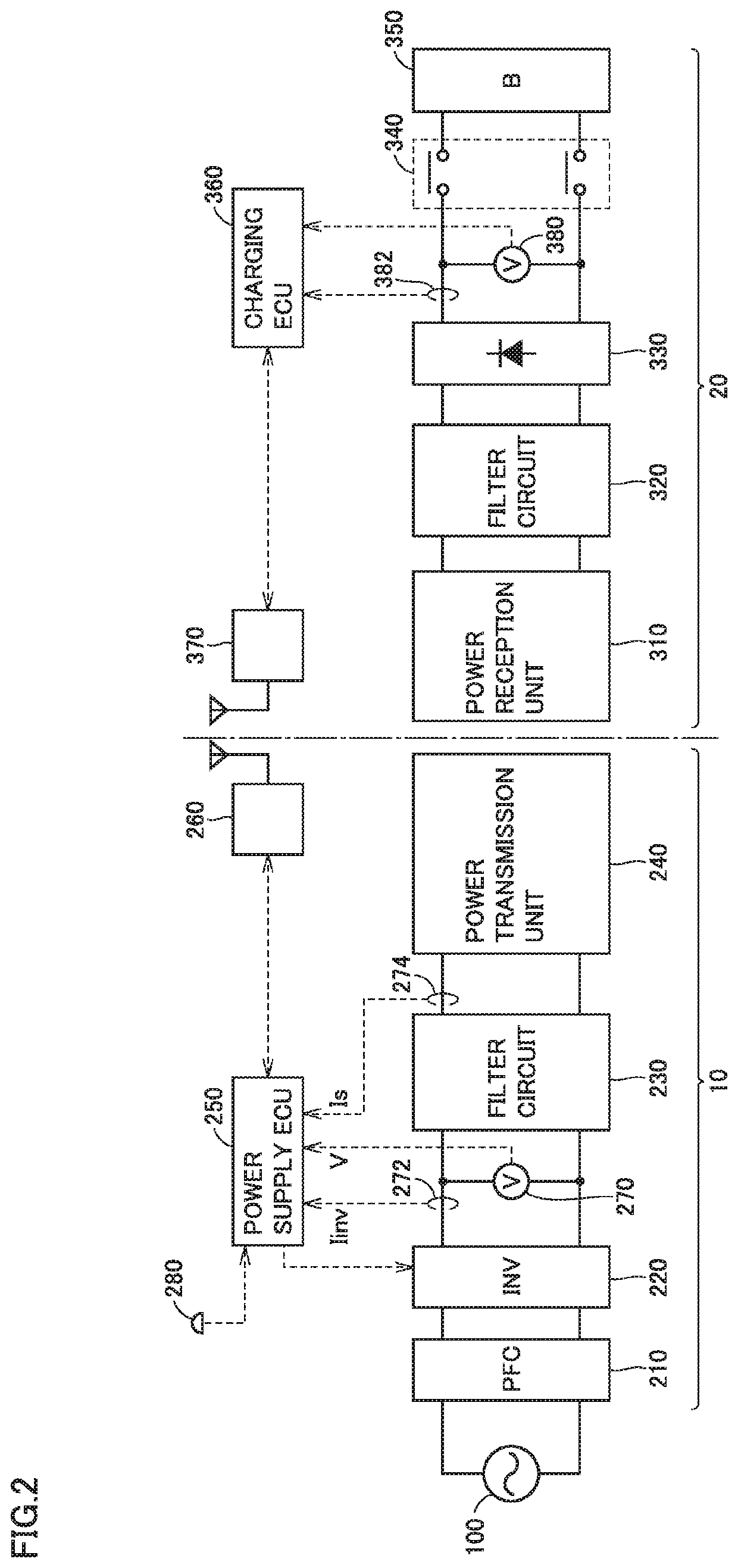 Power transmission device, power reception device, and control method for power transmission device