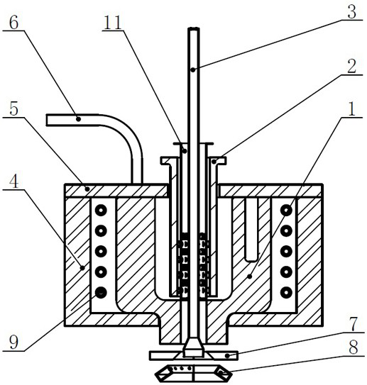 Drawing device and method for small-batch multi-variety high-uniformity glass tubes