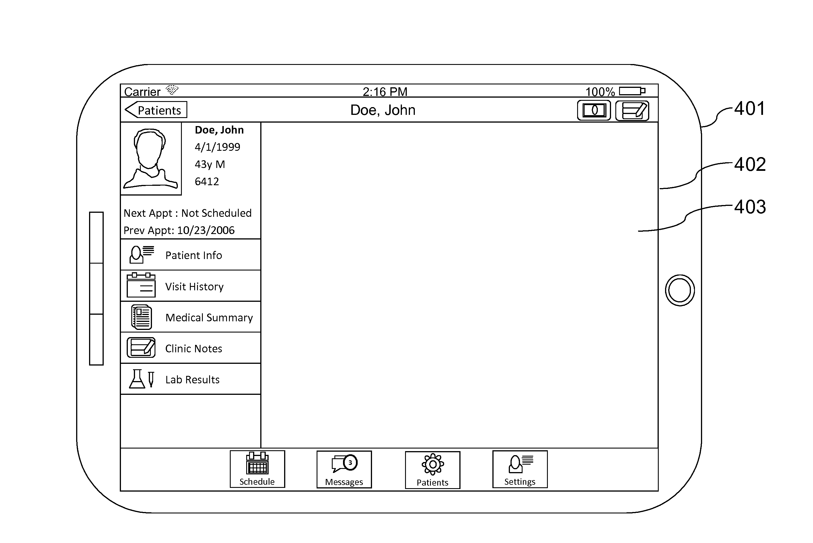 Enhanced Electronic Health Record Graphical User Interface System