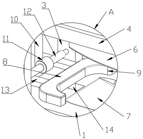 Stamping device for automobile bumper machining