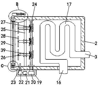 Air heating equipment based on electric water heater