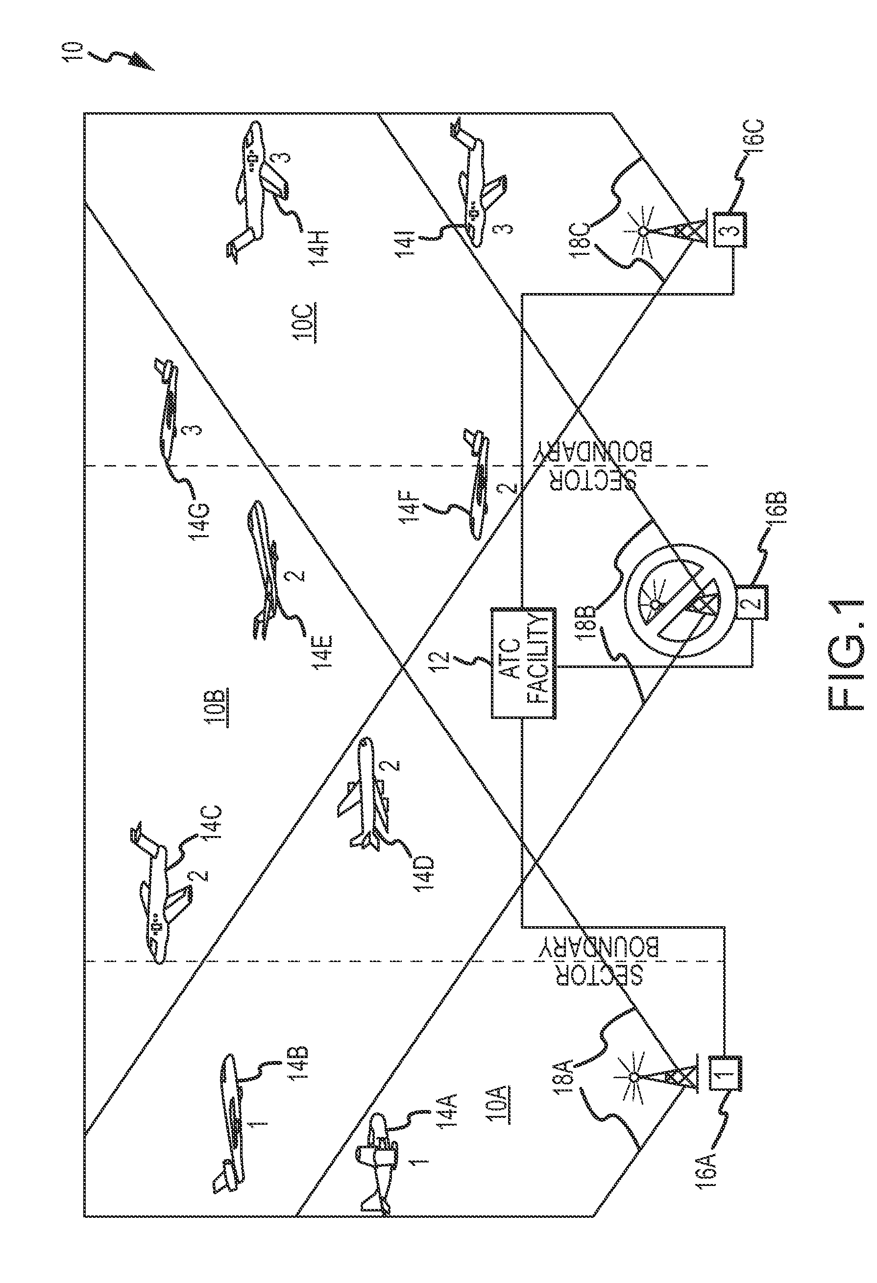 Managing an air-ground communications network with air traffic control information