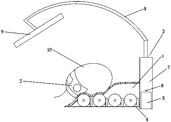 Acupuncture pillow system applicable to entertainment