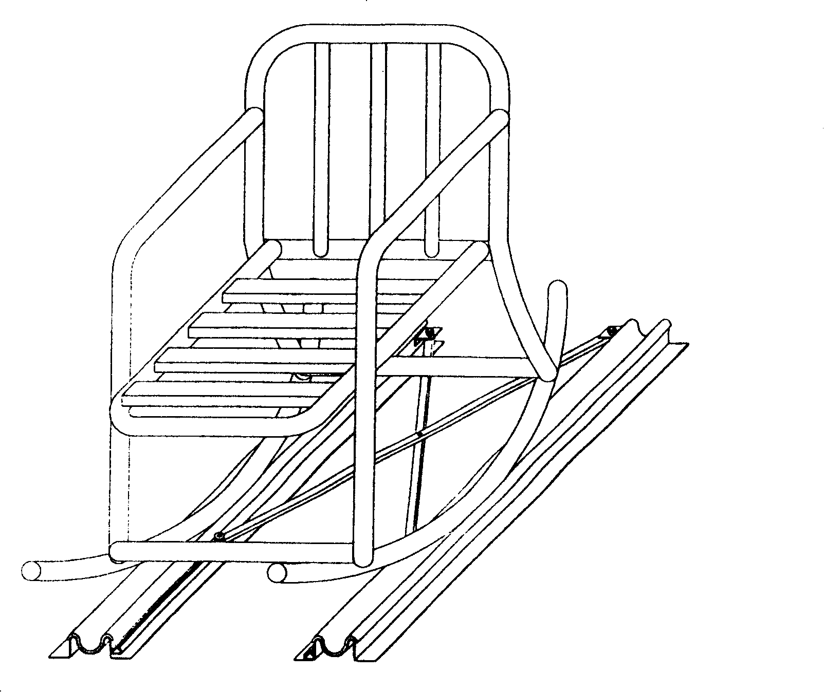 Bracket of rocking chair (bed)