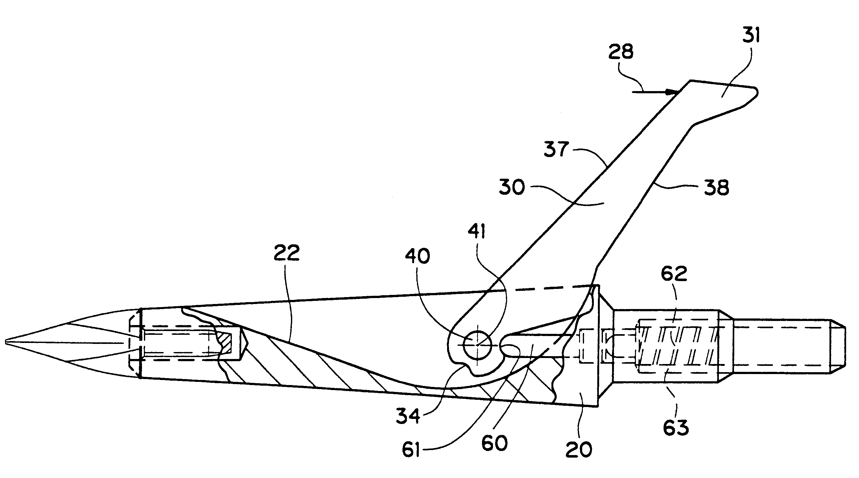 Arrowhead with interchangeable blades