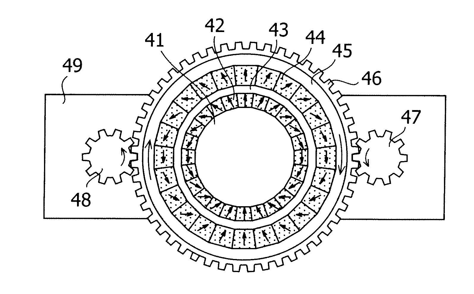 Permanent-magnet magnetic field generator