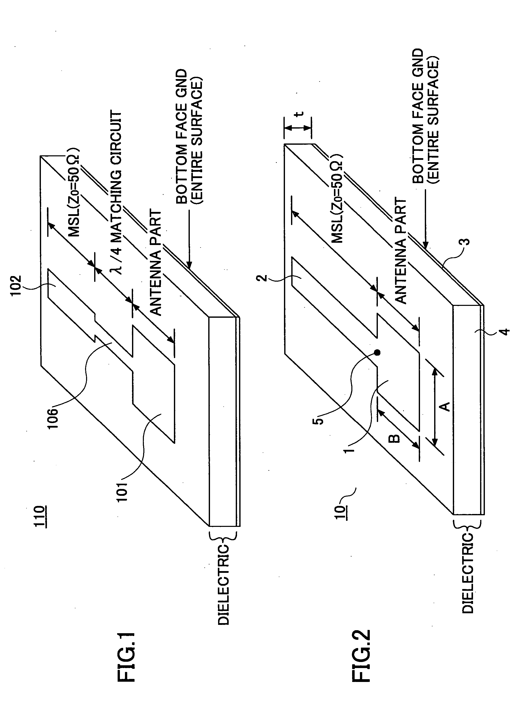 Patch antenna, array antenna, and mounting board having the same