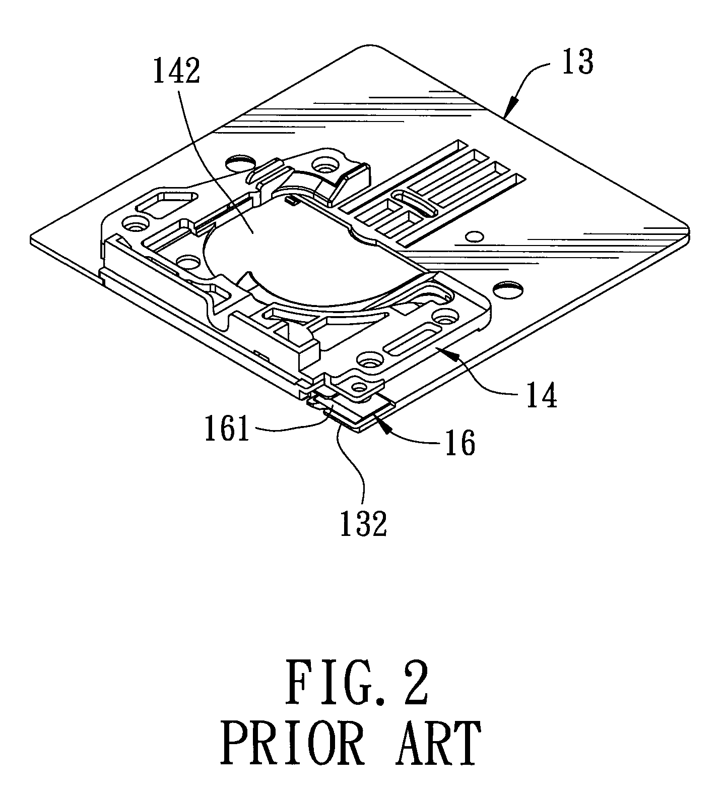 Stationary thread-cutting device for a sewing machine