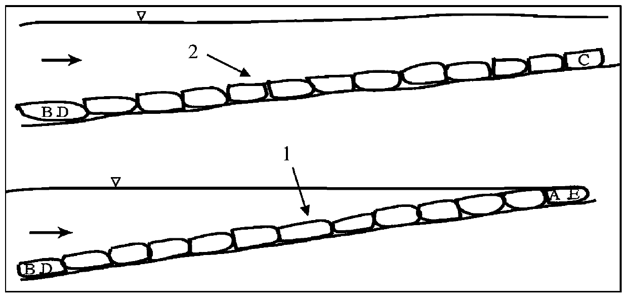 Ecological Restoration Structure and Method for Enhancing Undercurrent Exchange