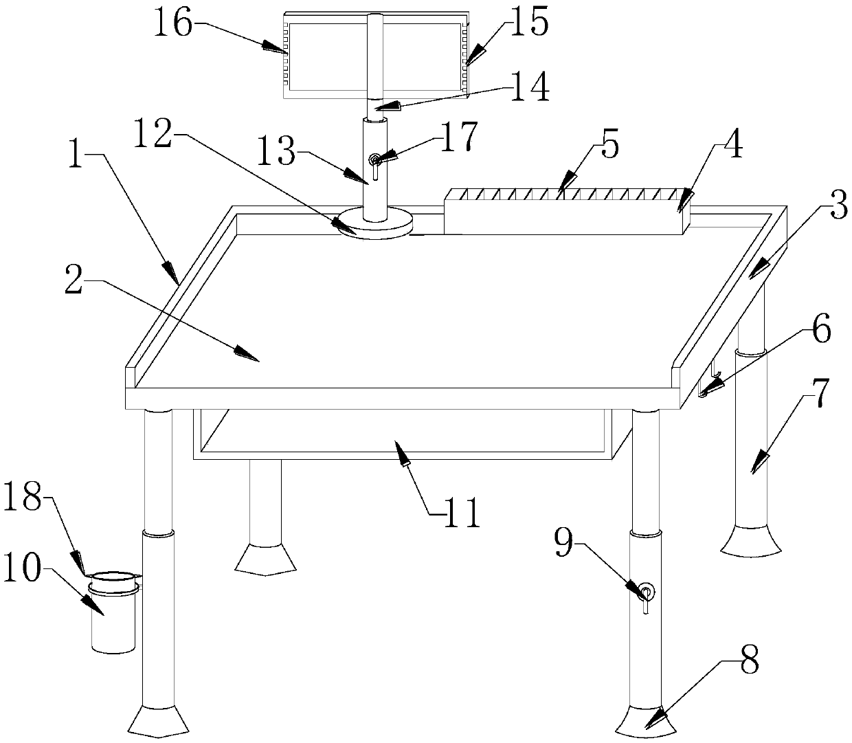 Multi-functional desk