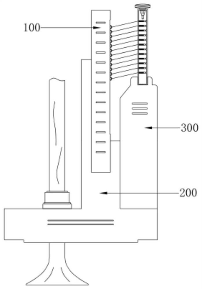 Planting device capable of achieving staged type water supplementing for early-stage planting of saplings in water-deficient and strong-sunning area