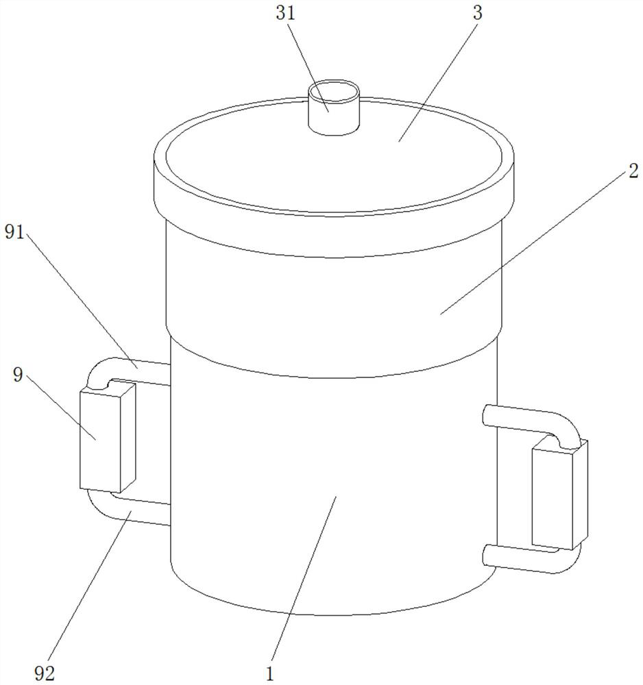 Ceramic brick sintering device for building