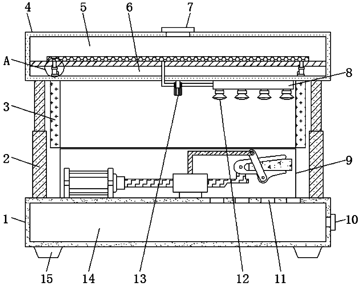 All-water-blown spraying mechanism for high heat-resistance sound absorbing sponge used for automobiles